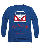 Vw Happy Camper Heaven On Earth - Long Sleeve T-Shirt