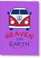 Vw Happy Camper Heaven On Earth - Greeting Card