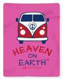 Vw Happy Camper Heaven On Earth - Blanket