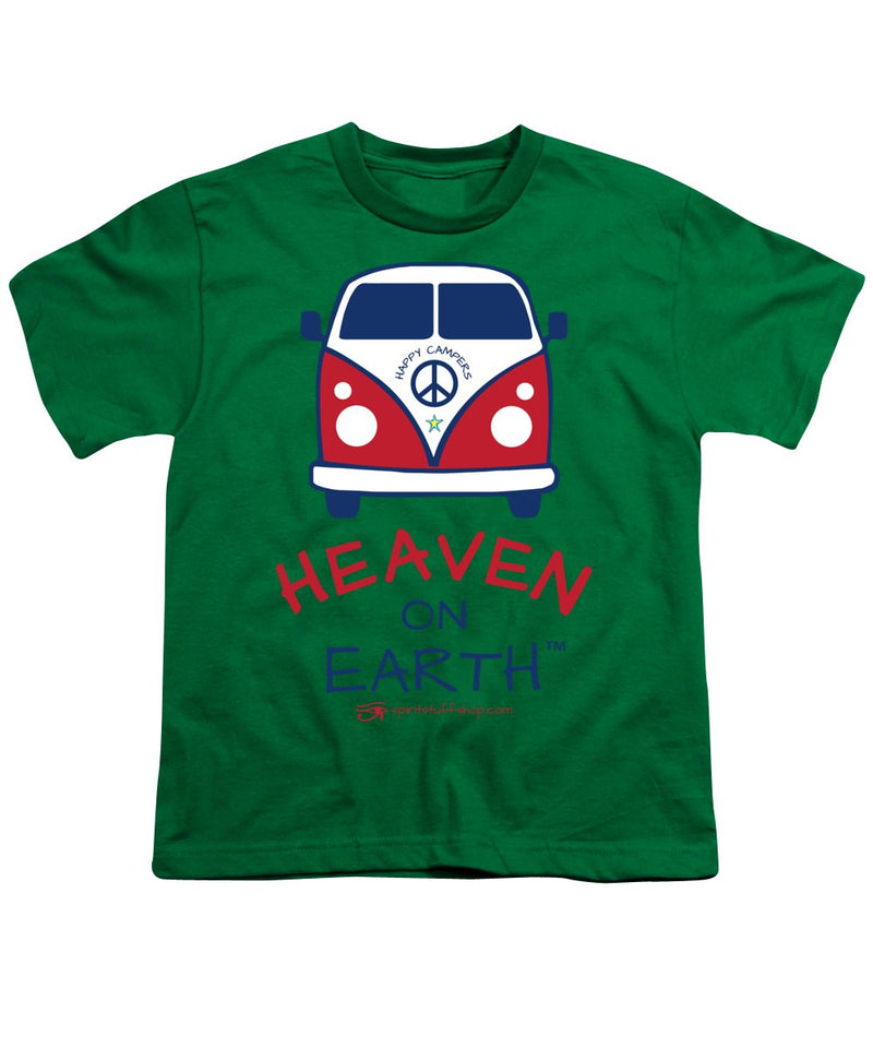 Vw Happy Camper Heaven On Earth - Youth T-Shirt