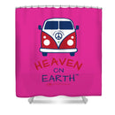 Vw Happy Camper Heaven On Earth - Shower Curtain