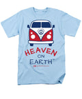 Vw Happy Camper Heaven On Earth - Men's T-Shirt  (Regular Fit)