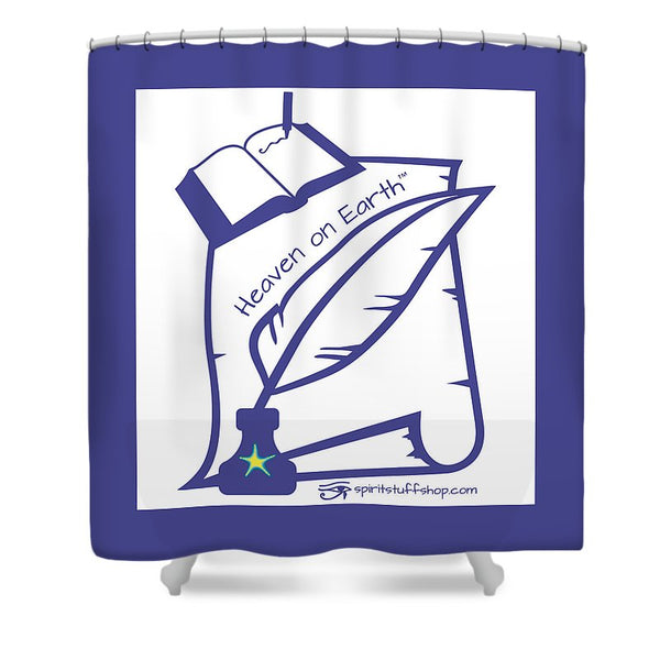 Writer Heaven On Earth - Shower Curtain