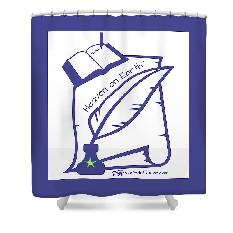 Writer Heaven On Earth - Shower Curtain